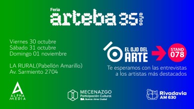 El Ojo del Arte en arteba 2026 + Charlas de arte y sustentabilidad